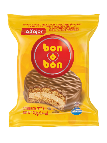 ALFAJOR BON O BON NEGRO 60 GR